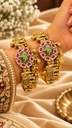 Royal Elephant Jadau Kada (Pair)