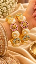 Moonlight Pearl Bloom Kada (Pair)