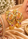 Rose Heart Meenakari Kada (Pair)