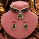Victorian Emerald Choker Set