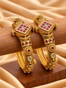 Ruby Mosaic Square Kada (Pair)