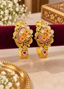 Rose Heart Meenakari Kada (Pair)