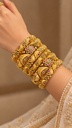 Royal Heritage Antique Bangle Set (6 Pcs)