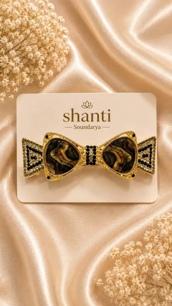 Royal Bow Crystal Bakkal Clip